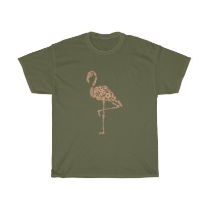 Flamingo Flowers TShirt - Image 4