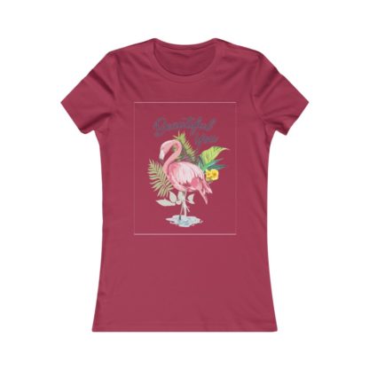 Flamingo Beautiful You Women's Favorite Tee - Image 5