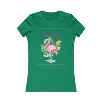 Flamingo Beautiful You Women's Favorite Tee - Image 3