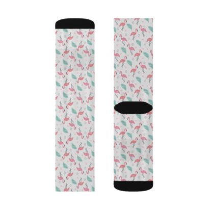 Flamingo Leaves Socks - Image 3