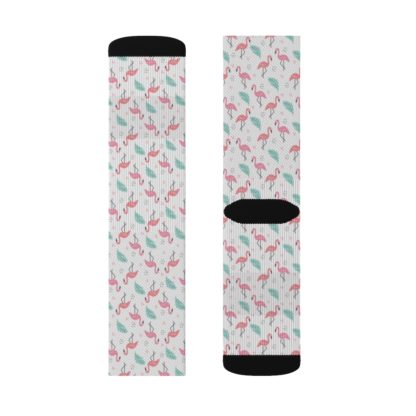 Flamingo Leaves Socks - Image 4