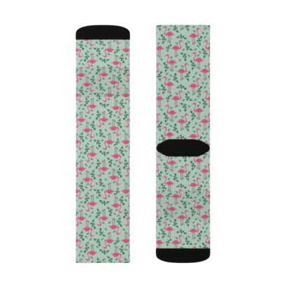 Flamingo Green Socks - Image 10