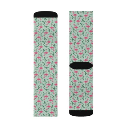 Flamingo Green Socks - Image 11