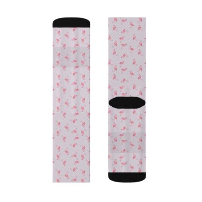 Flamingo Pink Socks - Image 3