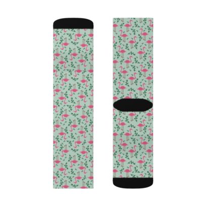 Flamingo Green Socks - Image 3