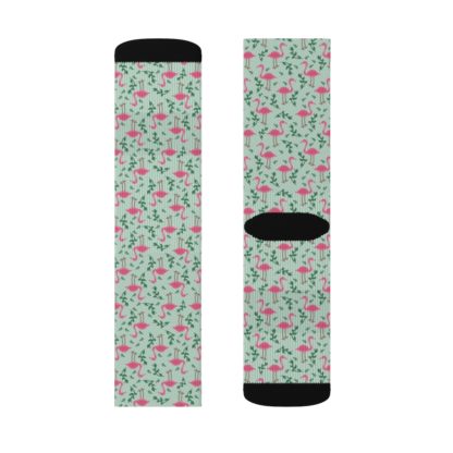 Flamingo Green Socks - Image 4