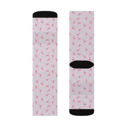 Flamingo Pink Socks - Image 11