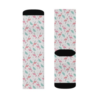 Flamingo Leaves Socks - Image 7