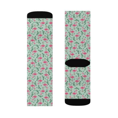 Flamingo Green Socks - Image 6