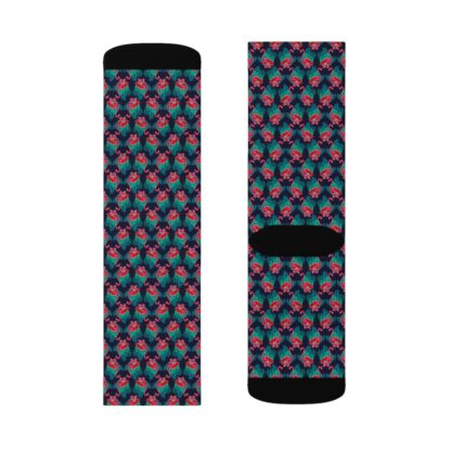 Flamingo Flowers Socks - Image 6