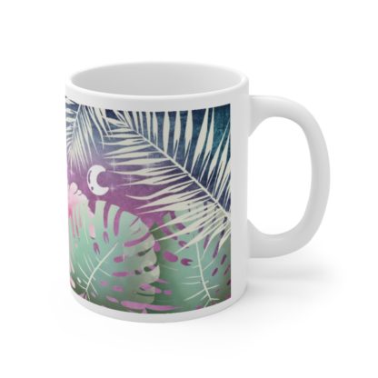 Flamingo In The Night Art Ceramic Mug 11oz - Image 3